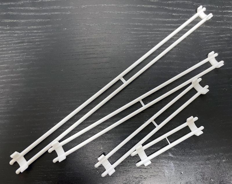 Straight Rails - 1~3mm Longer Version for Steeper Slope
