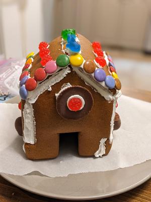 Interlocking Ginger Bread House Cookie Cutter