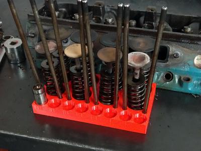 Engine valvetrain parts organizer (V8) for Chrysler Big Block
