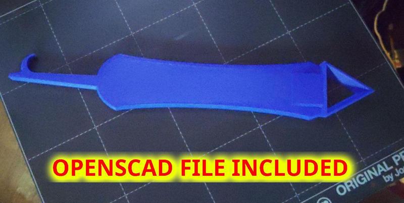 Plumber's EZ Print Caulk Removal Tool