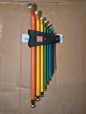 Inbus 70273 Key Set Wall Mount