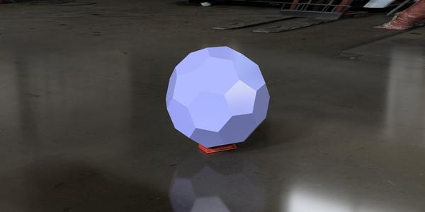 Truncated Icosahedron Solid