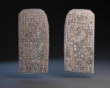 Stela 1 of Maya Queen Lady K'awiil Ajaw