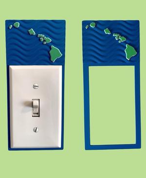 Hawaii Light Switch Backer