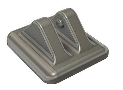 Wire cooling rack foot