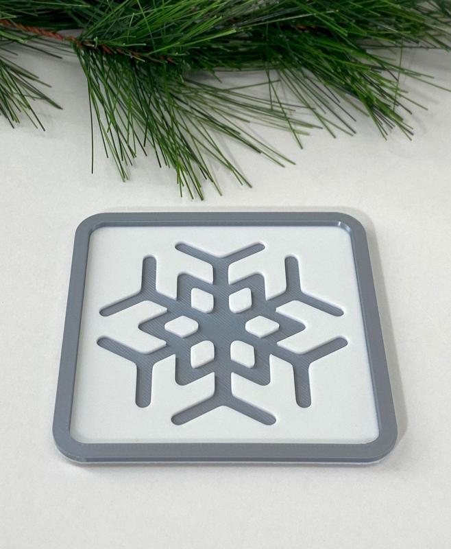 Coaster Snowflake - Christmas Holidays Ornament