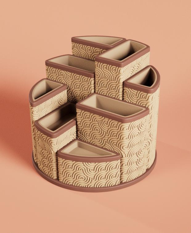 Desk Organizer 7X7 Ramen