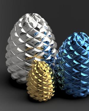 Large Pinecone Egg