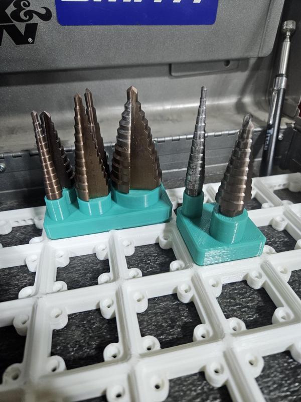 Gridfinity Step Bit Holders (Pro-Point Sets)