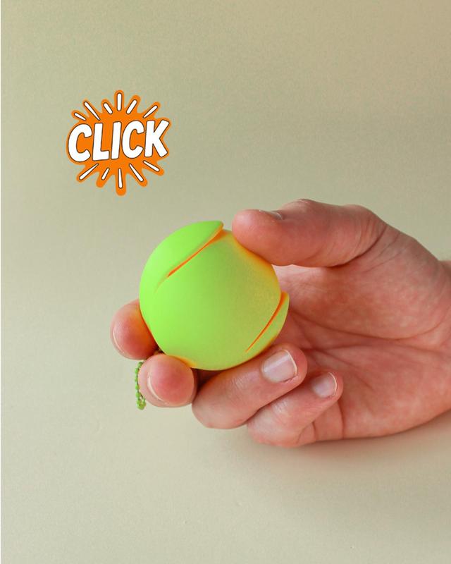 Tennis Ball Fidget Clicker - keychain