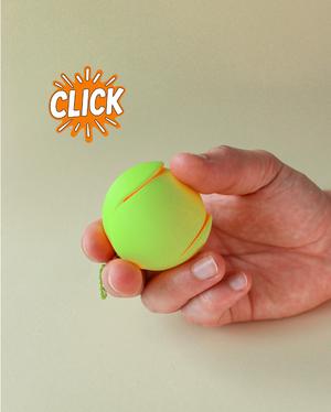 Tennis Ball Fidget Clicker - keychain