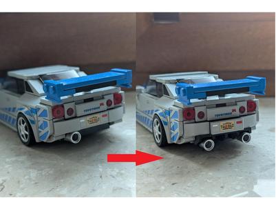LEG0 Champions Nissan Skyline Diffuser