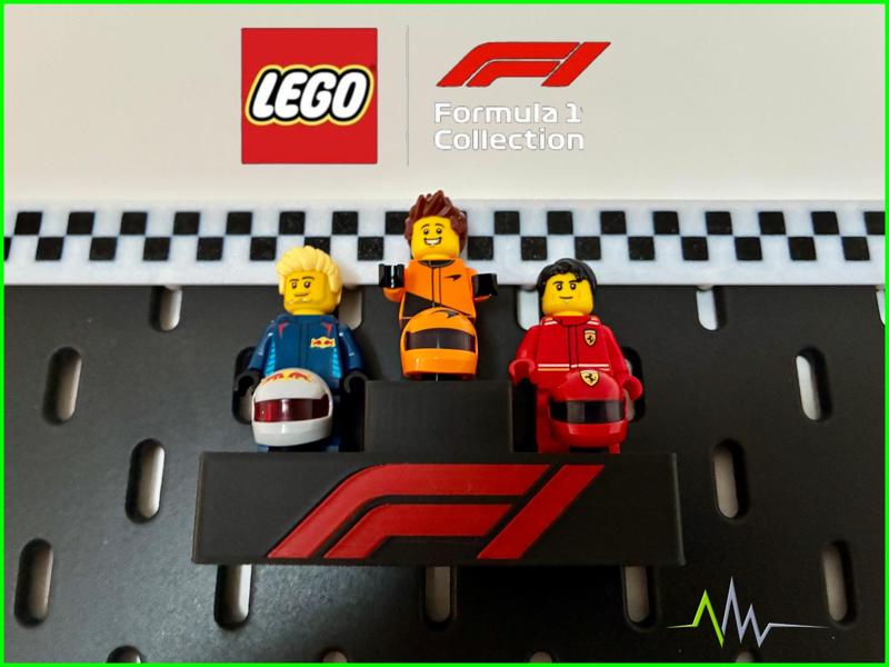LEGO F1 Speed Champions Podium for Ikea SKÅDIS