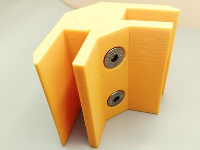 90° connector for 15mm thick boards case / box 