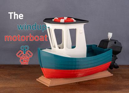 Boat Model 010 - The windup-motor boat