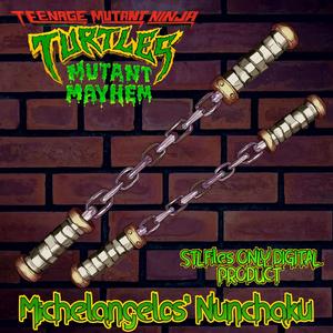Michelangelo Nunchaku Teenage Mutant Ninja Turtles Total Mayhem