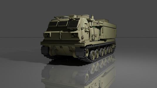 M270 MLRS 3D model - Ready to print