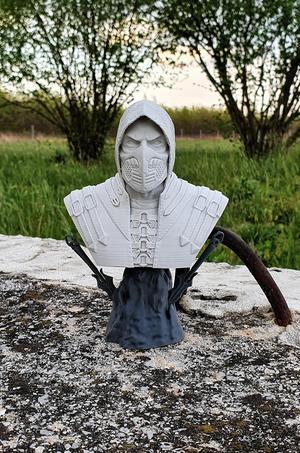 Mortal Kombat Scorpion Bust