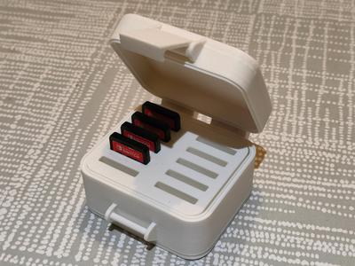Storage box for Nintendo Switch cartridges