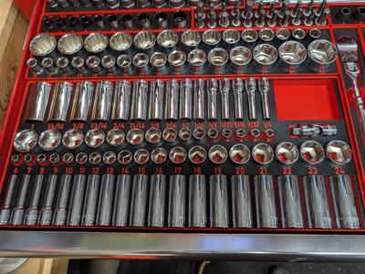 3/8" socket gridfinity tray