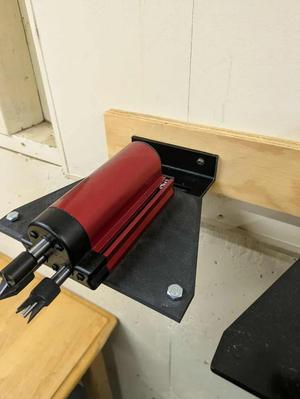 Inline Fabrication Single storage dock for quick change top plates   