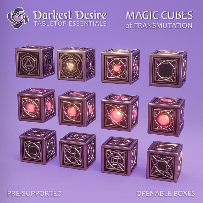 Cubes of Transmutation - Openable Boxes