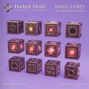 Cubes of Transmutation - Openable Boxes