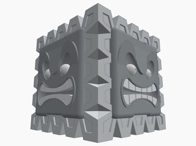 Thwomp container (Super Mario)