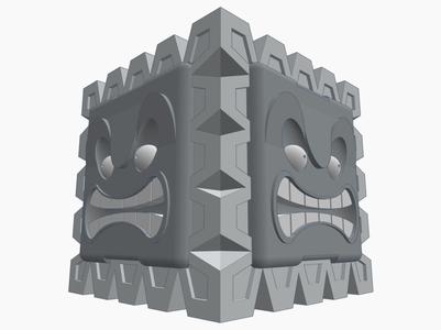 Thwomp container (Super Mario)