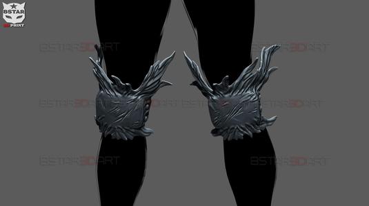 Dark Deku Knees Armor Suit - My Hero Academia Cosplay
