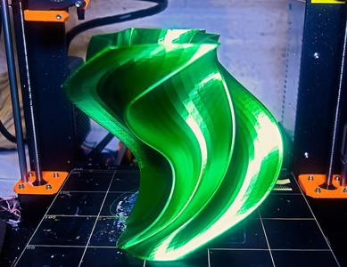 Abstract Twist Vase