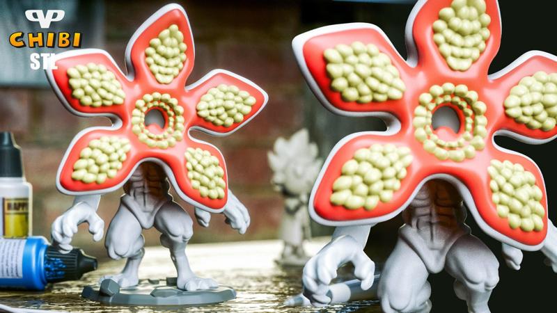 Demogorgon Chibi Stranger Things STL for 3D Printing ChibiSTL