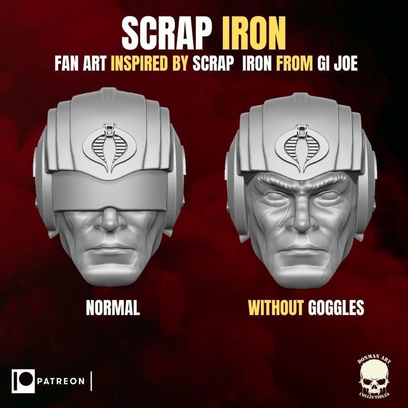 Scrap Iron fan art head for action figures