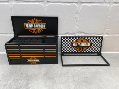 Harley Davidson Inspired fan Desk Work toolbox HD