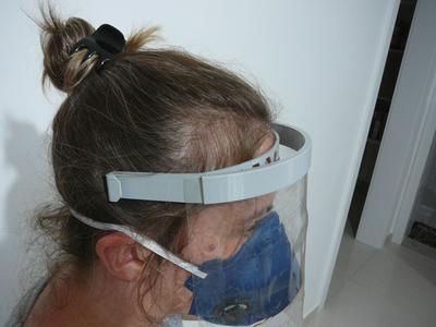 Protective mask COVID19 face shield - protetor facial