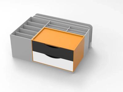 Multifunctional Storage Box for Power Banks and Phones