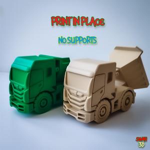 DUMP TRUCK - PRINT IN PLACE
