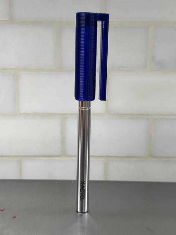 Thick x-acto knife pen cap