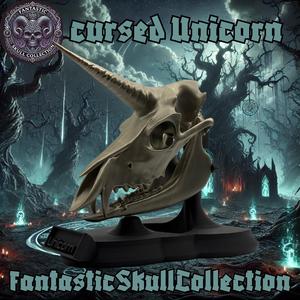 Cursed Unicorn Skull / Verfluchtes Einhorn Schädel