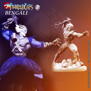 Free Bengali Thundercats STL files 3D printing collectibles fanarts by CG Pyro