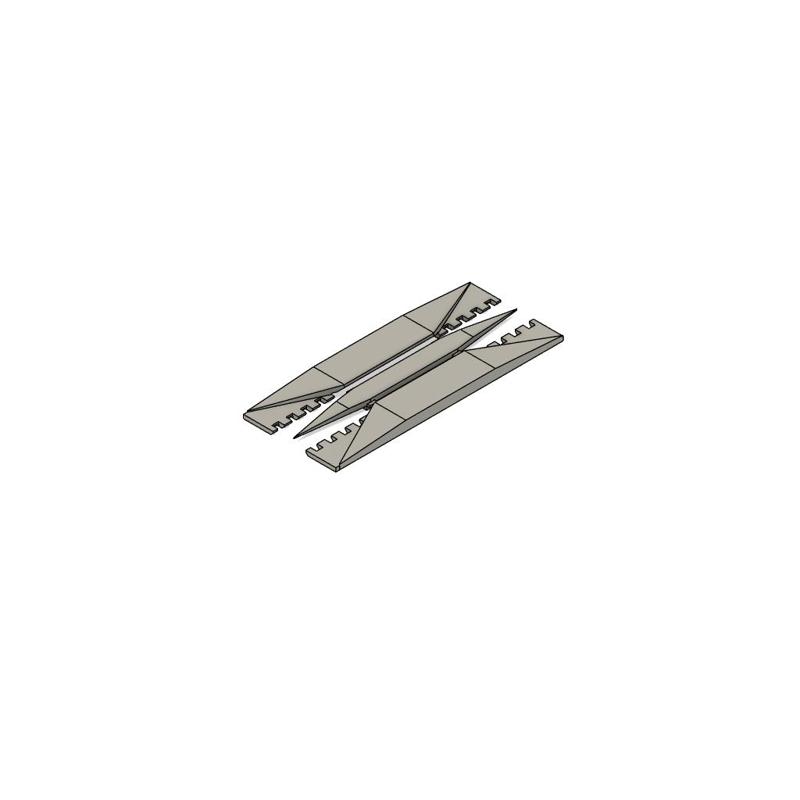Z gauge track rerailer