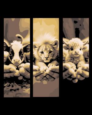 What if cuteness could be held in your hand like these animals! - Set of bookmarks