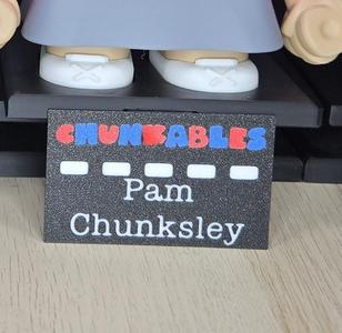 Pam Chunksley Multicolor Nameplates