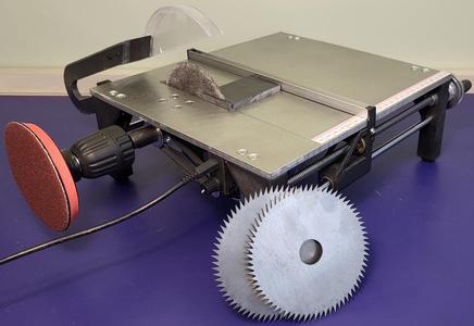 Mini 12v TABLE SAW. Homemade from PVC Pipe and 3D printer.