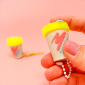 90s Retro Cup Fidget Clicker - Vaporwave, Nostalgia, Throwback, Focus and Fun