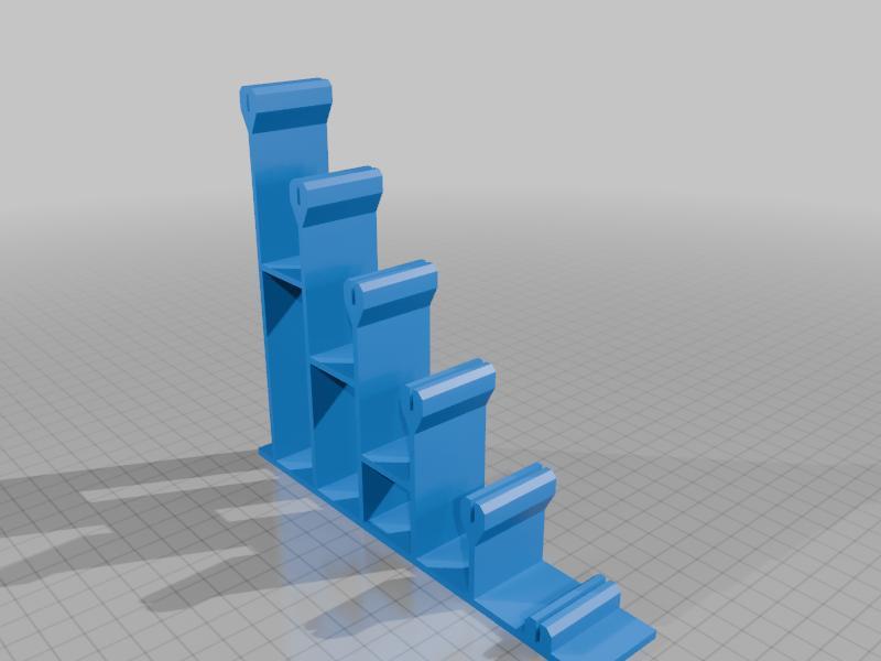 Universal Stand/Display for Retro Game Cartridges (6 Slots)