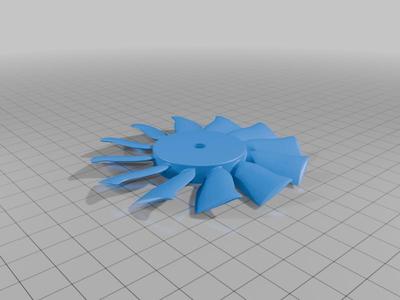 90mm EDF 12blade Propeller