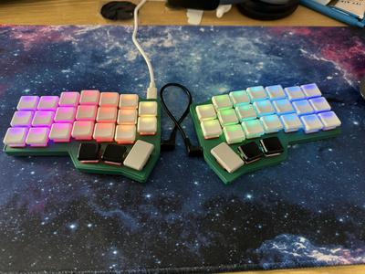 Corne (crkbd) v4.1 Kailh choc v1 case and plate