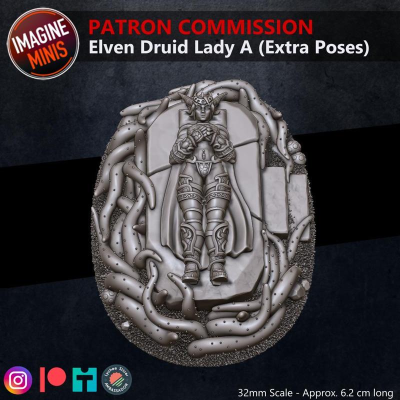 Loyalty Reward 06 Months - Elven Druid Lady (Extra Pose A)
