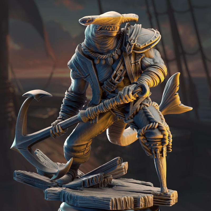 Sharkman Pirate Enforcer - Baz  Smiley  Armstrong